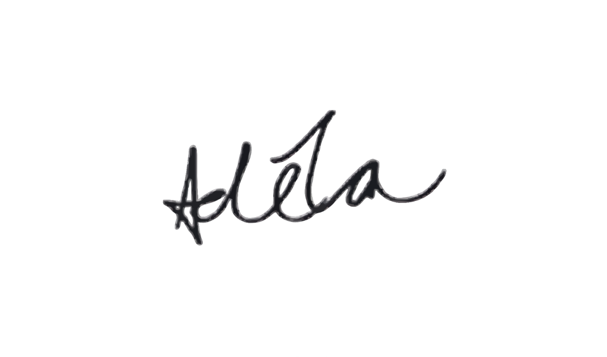 Adéla’s Signature, Public domain, via Wikimedia Commons
