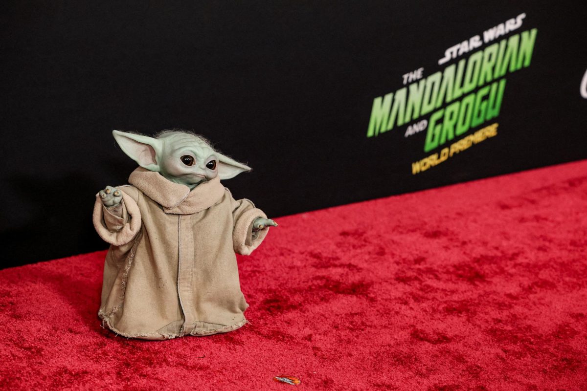 Grogu attends a premiere for the film Star Wars: The Mandalorian and Grogu at TCL Chinese theatre in Los Angeles, California, U.S., May 14, 2026. REUTERS/Mario Anzuoni